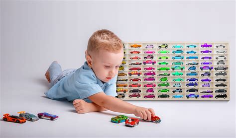 Półka na Autka Resoraki Auta typu Hot Wheels 80 KRUZZEL Kruzzel Sklep EMPIK