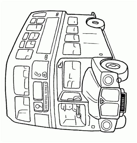 Buster The Bus Coloring Pages Printable