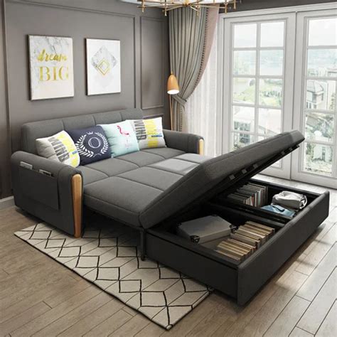 Modern Apartment Sofa and Bed with Storage High Quality Small Living ...