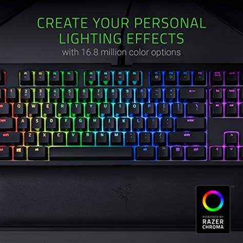 Razer BlackWidow TE Chroma v2 TKL Tenkeyless Mechanical Gaming Keyboard ...