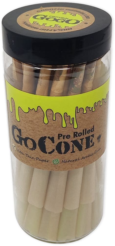 Round Brown Unbleached Pack Of Pre Rolled Cones For Smoking Gsm