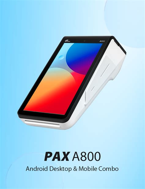 PAX A800 – On The Fly POS | Point of Sale solution for any Business