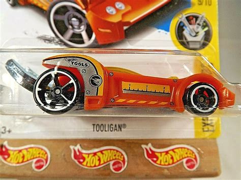 2016 Hot Wheels Treasure Hunt Experimotors 9 10 TOOLIGAN Orange W Black OH5 Sp Contemporary