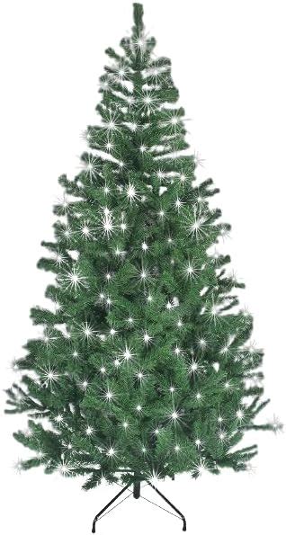 Shatchi 4ft 12ft Pre Lit Artificial Christmas Tree Alaskan Pine Tips Xmas Home Decorations Metal