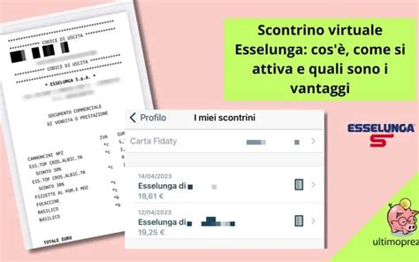 Scontrino virtuale Esselunga cos è come si attiva e quali sono i