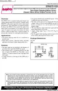 STK672-120 datasheet