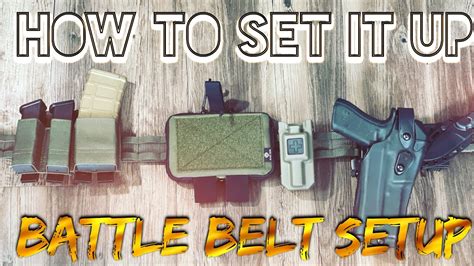 Battle Belt Setup 2020 For Beginners Youtube