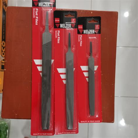 Jual Kikir Besi Flat 6 8 10 Kikir Halus Plat Besi Gepeng Flat Files