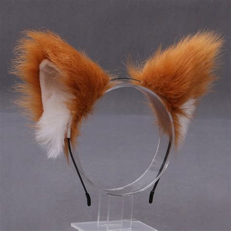 Cosplay Furry Uszy Uszka Na Opasce Kot Lis Futrzak Allegro Pl