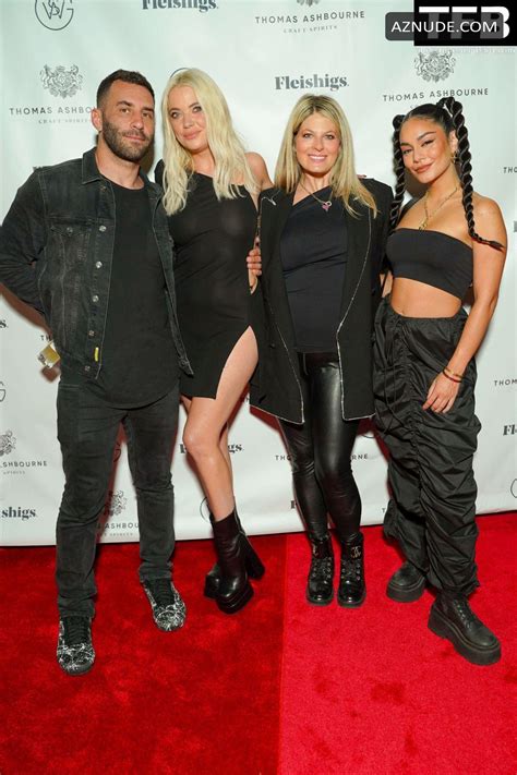 Ashley Benson Sexy Seen Flashing Her Nude Tits Wearing A See Through Dress At The Thomas