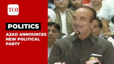 Azad Ghulam Nabi Azad Unveils Democratic Azad Party Vows To Follow