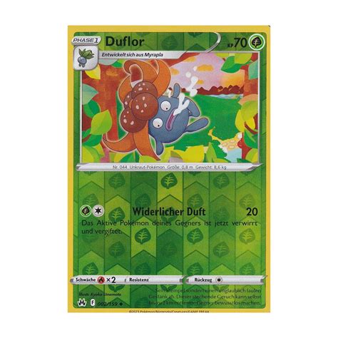 Duflor Reverse Holo Zenit Der K Nige Pokemon Karte Kaufen