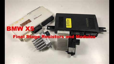 Bmw X5 Blower Motor Resistor Gm Lcm Modules E53 Youtube