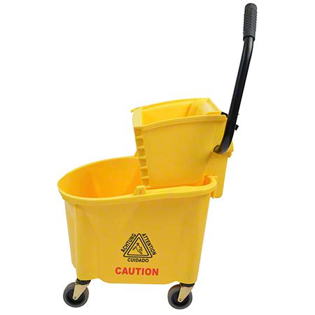 Janico Mop Bucket Side Press Wringer Combo Qt Sanico Cleaning