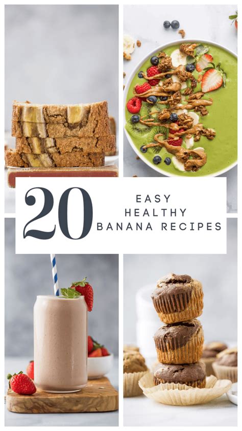 20 Healthy Banana Recipes | Joyful Healthy Eats