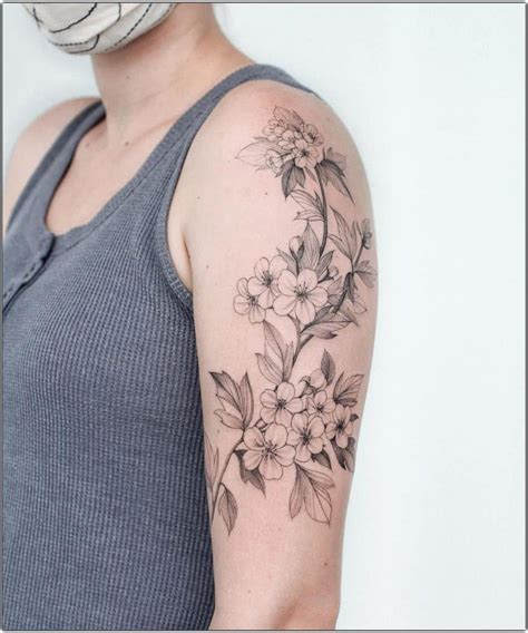 Jasmine Flower Tattoos Jasmine Tattoo Birth Flower Tattoos Flower