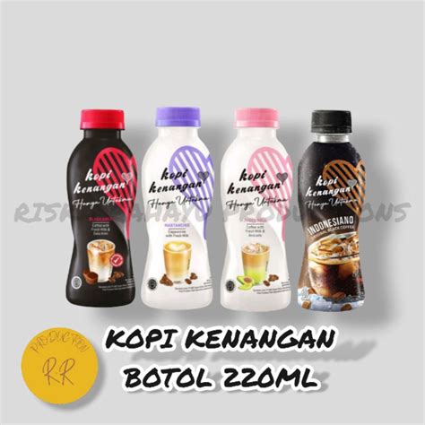 Jual Kopi Kenangan Kemasan Botol Pet 220 ML Shopee Indonesia