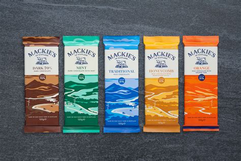 Chocolate Tasting Collection 5 X 120g Bars Mackies Of Scotland