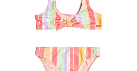 Roxy OCEAN TREASURE BRALETTE TWO PIECE BIKINI SET ERGX203484 MJV8