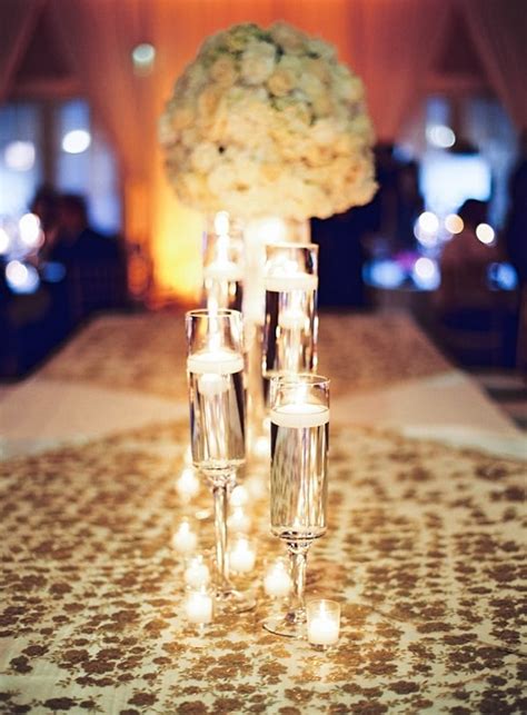 Glamorous White Rose Wedding