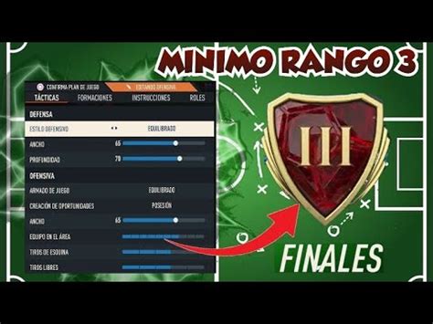 CON ESTAS TACTICAS EN FIFA 23 ASEGURA MINIMO RANGO 3 EN FUT CHAMPIONS