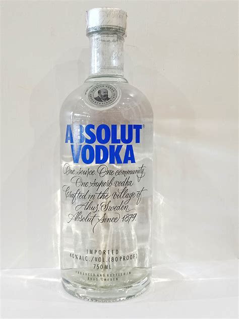 Absolut Vodka Blue Alcovina