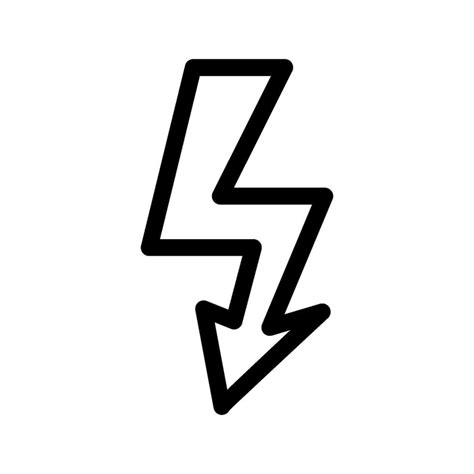 Lightning Bolt Icon Vector Symbol Design Illustration 26634068 Vector ...