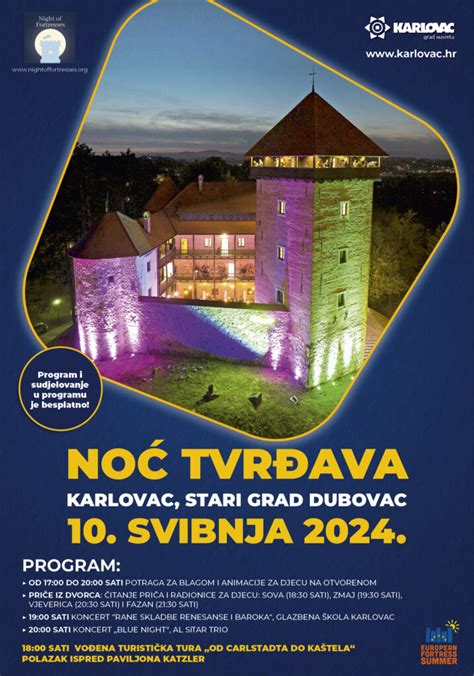 Noć tvrđava 2024 Gradsko kazalište Zorin dom