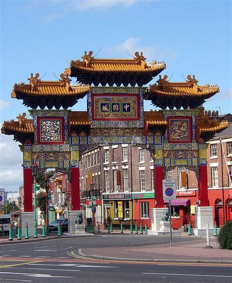 Liverpool Chinatown Liverpool Town Liverpool England Liverpool