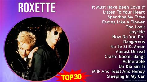 R O X E T T E Mix All Songs S Music Top Adult Swedish