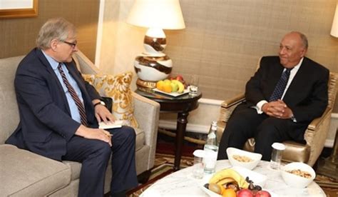 Shoukry Asserts Egypt S Firm Stance Backing Libyan Libyan Solution Away