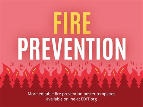 Fire Safety Posters Printable