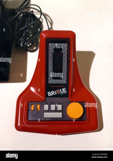 Vintage Block Or Brick Breaker Retro Game Console Or Video Game