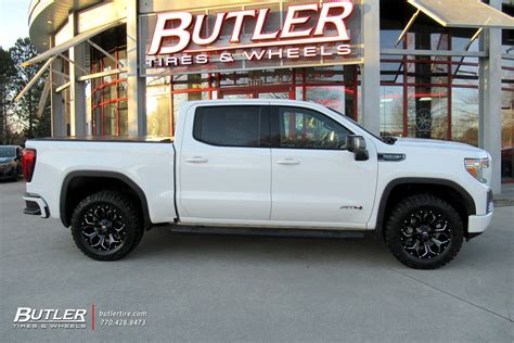 GMC Sierra AT4 With 20in Fuel Assaults Wheels And Mickey Thompson Baja