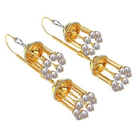 Sui Dhaga Gold Earring At Rs Pair Gold Earings In Kolkata Id