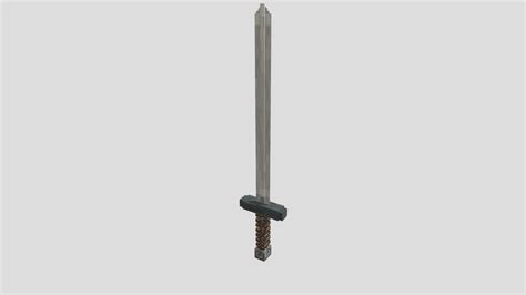 [ Minecraft ] 3D Iron Sword - Download Free 3D model by HashtagLoulou [22433b1] - Sketchfab