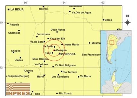 Un Sismo Se Hizo Sentir En El Valle De Punilla El Diario Del Centro