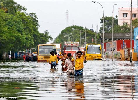 Thousands Rush Tamil Nadu Streets For Essentials After Heavy Rains