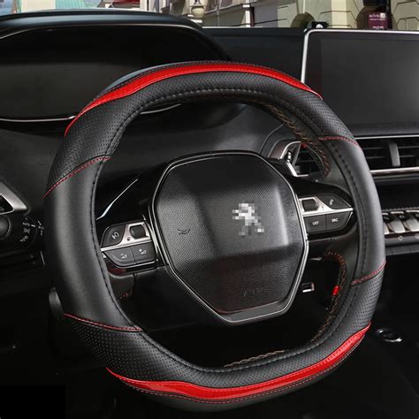 Peugeot I In Araba Direksiyon K L F Karbon Fiber Pu Deri