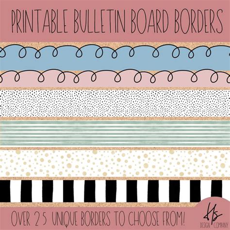 Free Printable Classroom Display Borders