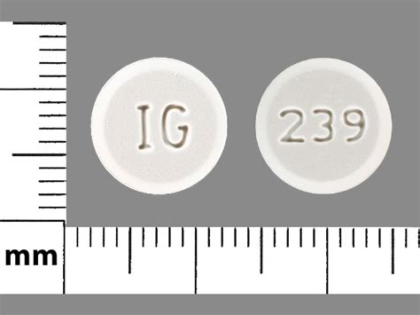 Pill Finder Ig 239 White Round