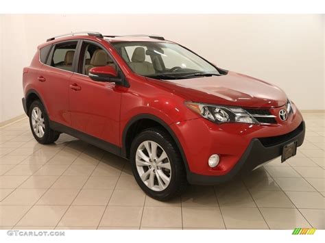 Barcelona Red Metallic Toyota Rav Limited Awd