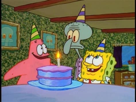 Happy Birthday Cake Happy Birthday Spongebob Spongebob Squidward