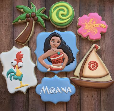 Moana Cookies Ii Moana Cookies Moana Birthday Party Theme Birthday