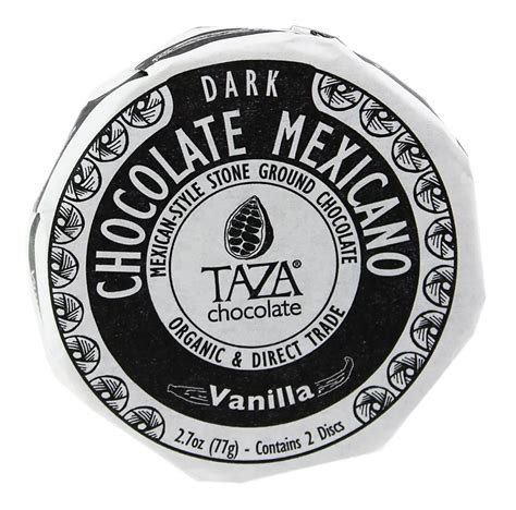 Taza Chocolate Taza Organic Chocolate Disc Vanilla Bean - Shop Taza Chocolate Taza Organic ...