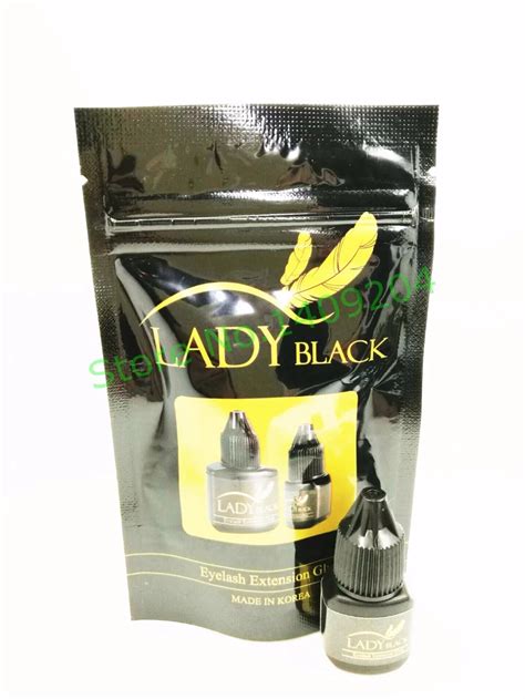 Fast Drying Black Lady Glue With Sealed Bag For Eyelash Extensions