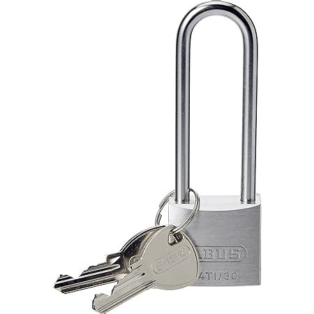 TRIXES Extra Long Shackle Padlock 120mm Long Lock 3 Keys Safe For