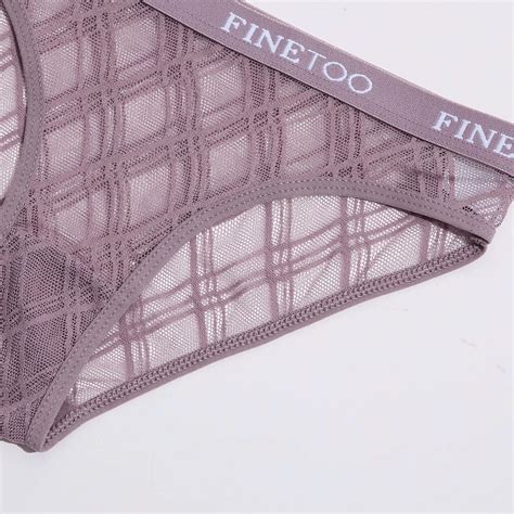 Finetoo New Wholesale Women Sexy Fashion Seamless Soft Lace Briefs M 2xl Panties Female Lingerie