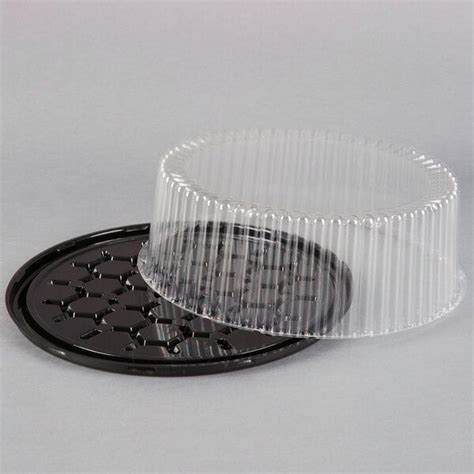 D W Fine Pack G Layer Cake Display Container With Clear