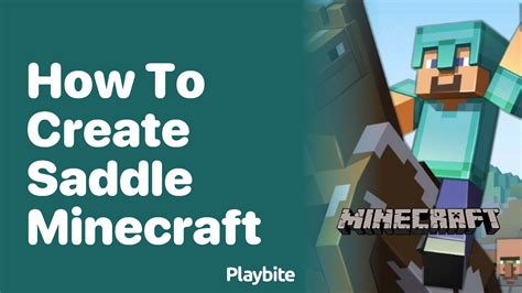 How To Create A Saddle In Minecraft Playbite